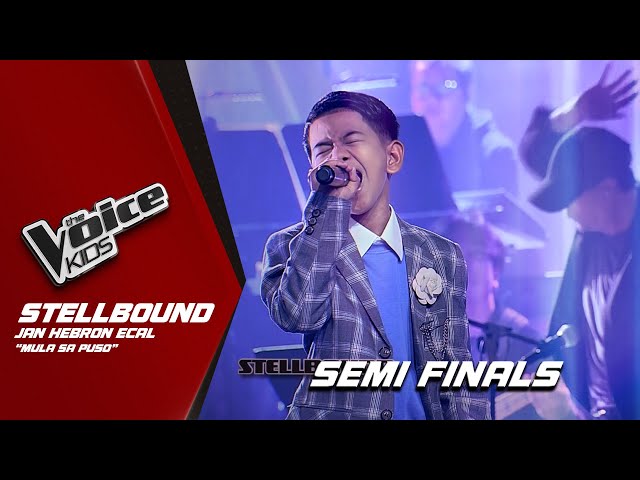 The Voice Kids: Jan Hebron Ecal's COMFORTING voice in 'Mula Sa Puso' | Semi Finals