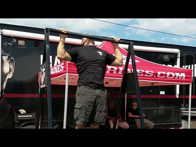 33 Marine Pull-ups Oklahoma State Fair 2016