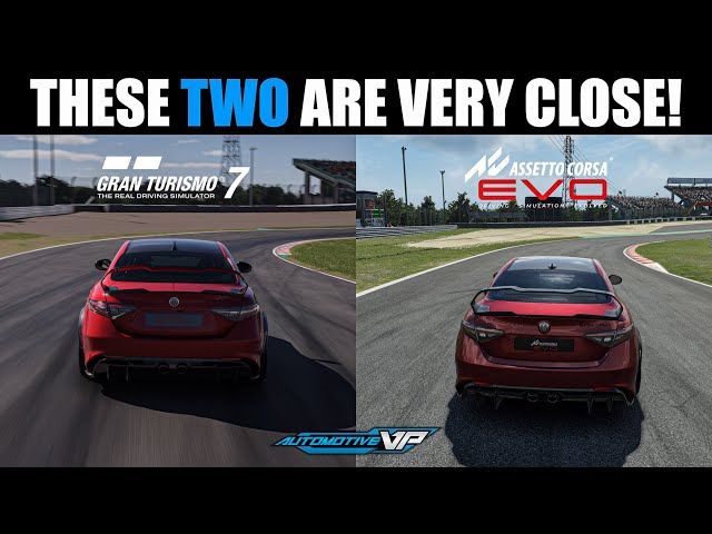 Assetto Corsa Evo VS Gran Turismo 7 Comparison: Suzuka Circuit Third Person View