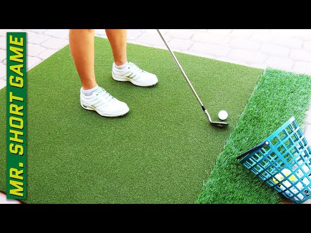 Golf Hitting Mat Review - Motivo Golf StrikeDown Dual-Turf Tour Golf Mat