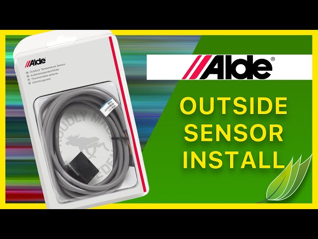 Alde Outside temperature sensor install in the caravan