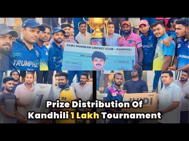 Prize distribution Ceremony Of Kandhili 1 Lakh Tournament 🏆 #indvsnz