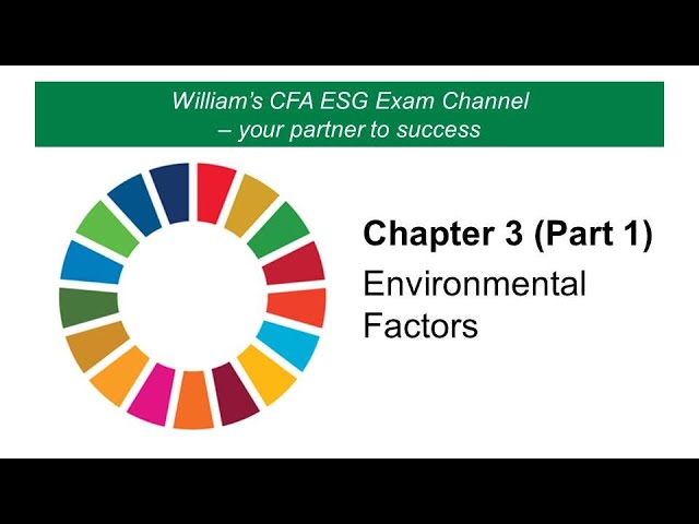 CFA Certificate in ESG Investing Exam Tutorial - Chapter 3 (part 1)