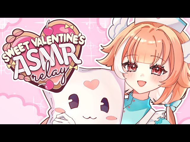 ASMR Handcam ♡ sounds of love | Valentine's Relay