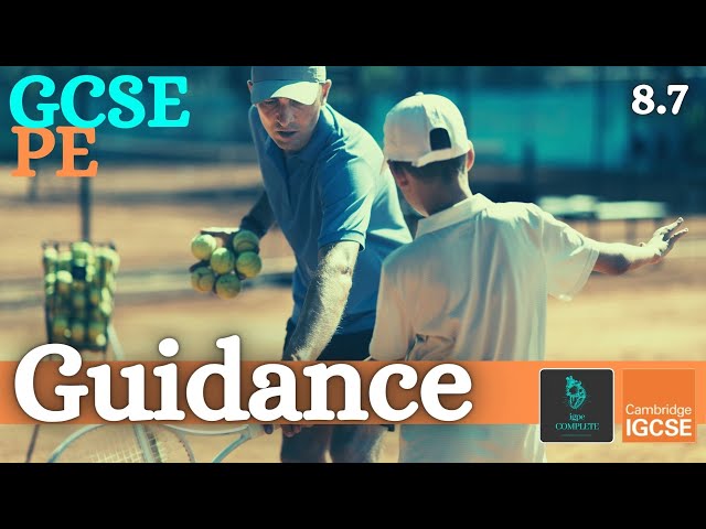 GCSE PE - GUIDANCE - (visual, verbal, manual & mechanical) - (Skill Acquisition 8.7)