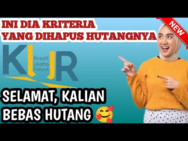 HUTANG KUR DI HAPUSKAN❗Galbay Kredit usaha rakyat bisa bebas hutang ✅ | Kriteria hapus tagih hutang