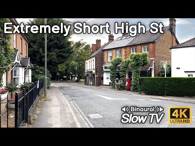 Is This The Shortest High St in the UK? Claygate High St, Surrey, UK - Slow TV