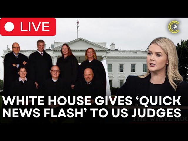 LIVE | 'Seventy-Seven Million Americans Elected Trump,' White House Shreds 'Obstructionist' Judges