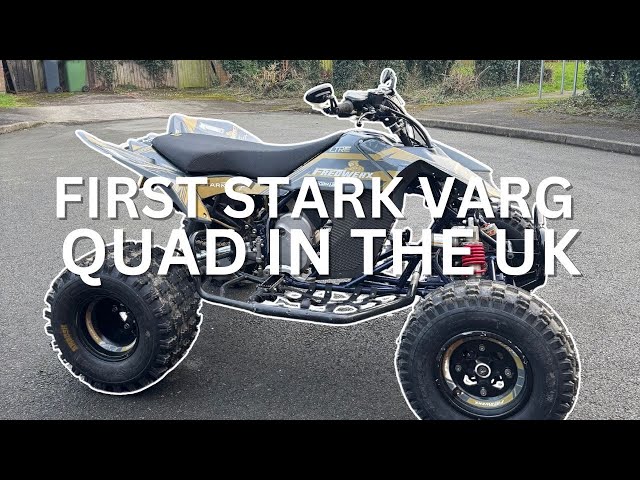 Stark Varg quad 80hp, first in the UK