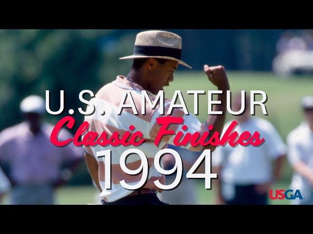 U.S. Amateur Classic Finishes: 1994 | Tiger Woods Vies to Become Youngest U.S. Amateur Champion