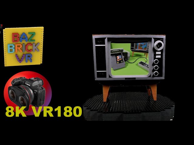 8K VR180 Behind the Scenes Timelapse build of set 71374 Nintendo Entertainment System NES Mario Bros