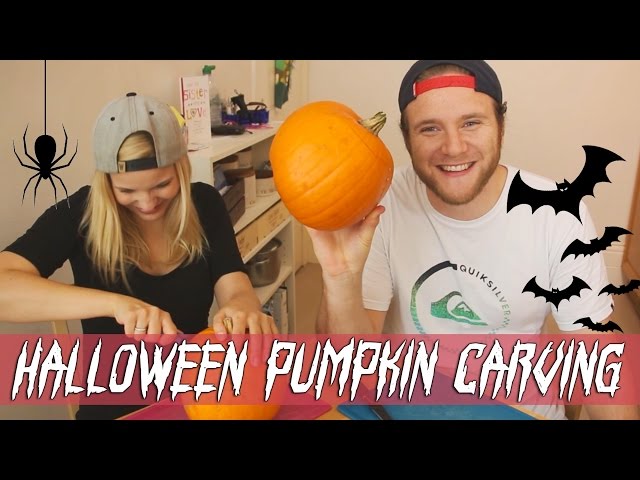 HALLOWEEN PUMPKIN CARVING | Dave Cad & Cat Peterson