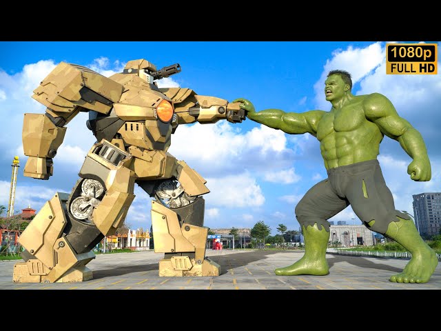 Jaguar Robot vs Hulk - Transformers x Avengers | Rise Of The Beasts [HD]