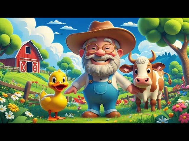 Old MacDonald Had a Farm – Fun Kids Song with Colorful Farm Adventures!