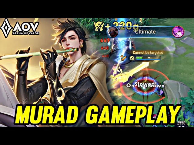 AOV : MURAD GAMEPLAY | IN JUNGLE - ARENA OF VALOR LIÊNQUÂNMOBILE ROV