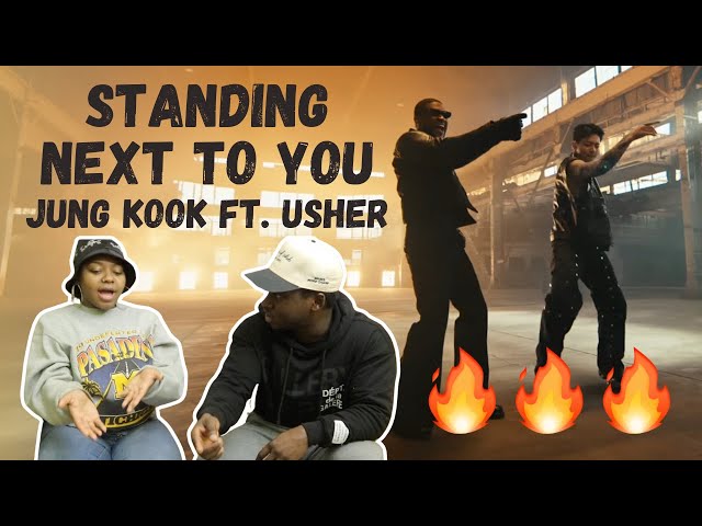 AMERICANS REACT TO 정국 (Jung Kook), USHER ‘Standing Next to You