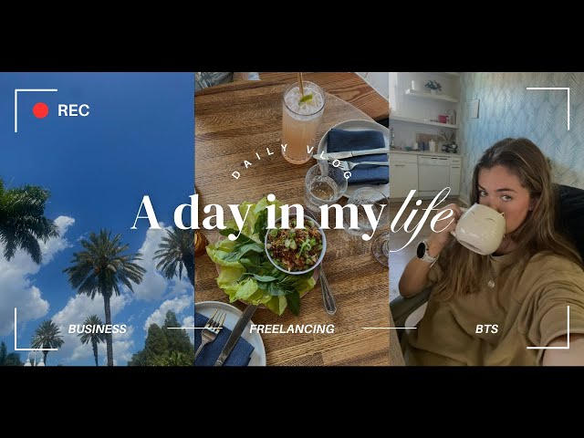 Productive 10 Hour Workday in the Life Vlog | BTS of Freelancing