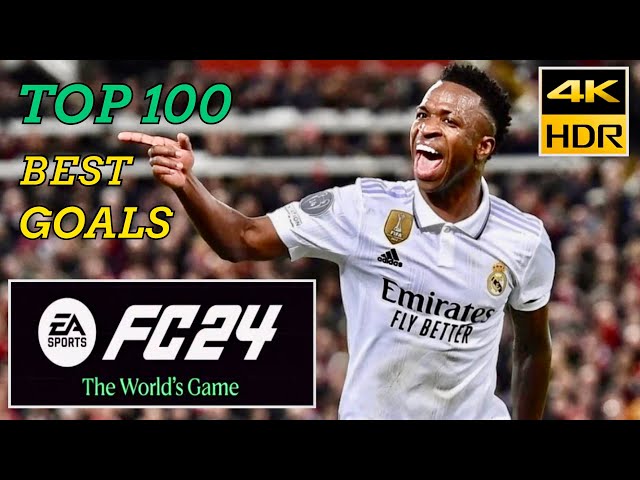 TOP 100 - All Seasons EA FC 24 Best Goals ! (PS5) 4K 60FPS HDR