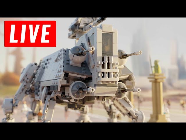 🔴LIVE! Building Raxus in LEGO - Star Wars: The Bad Batch (March 11th) - IMPERIAL AT-TE BUILD!