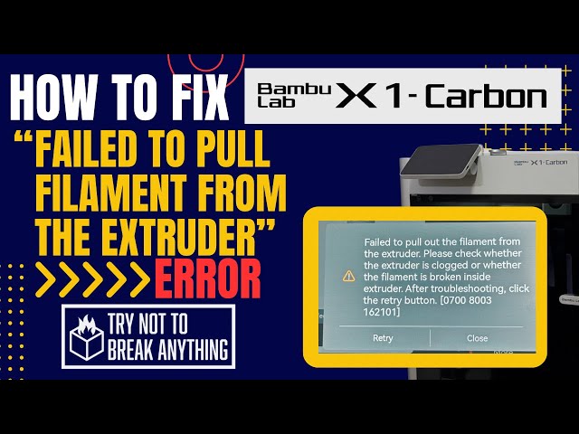 How to clean and maintain your Hot End on BambuLab x1 Carbon