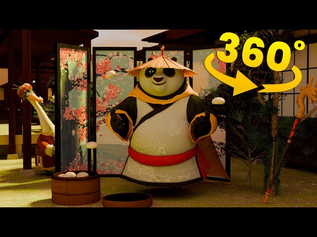 VR 360° - Find Your Inner Peace | Kung Fu Panda Meditation | Relaxing Time | 4K Experience POV