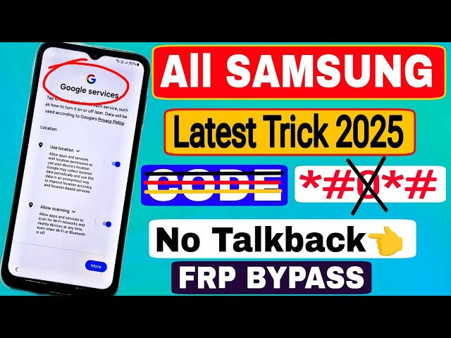 Samsung FRP Bypass New Trick 2025✌Samsung Google Account Remove | Samsung Frp Bypass 2025 - 12/13/14