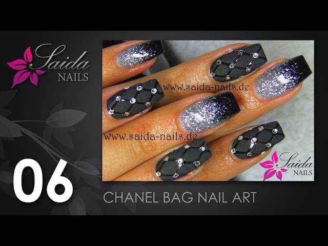 Chanel Bag Nail Art (Nailart leicht gemalt | Saida Nails)