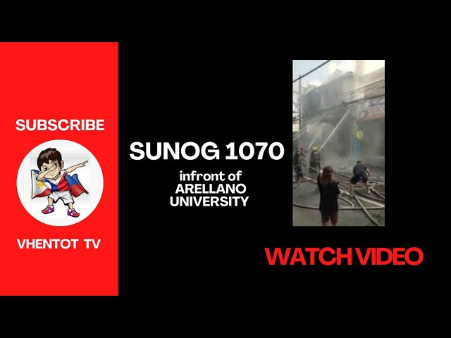 SUNOG sa tapat ng Arellano University