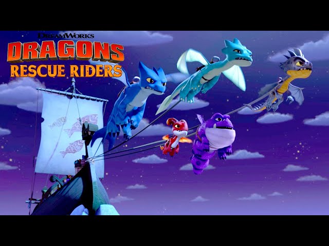 Saving Elbone's Ship | DRAGONS RESCUE RIDERS | NETFLIX