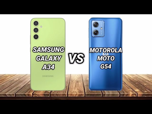 Samsung Galaxy A34 VS Motorola Moto G54 | full comparison | which one is better