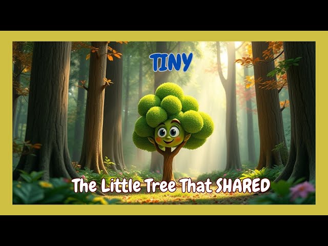 The Little Tree That Shared: A Heartwarming Moral Story for Kids