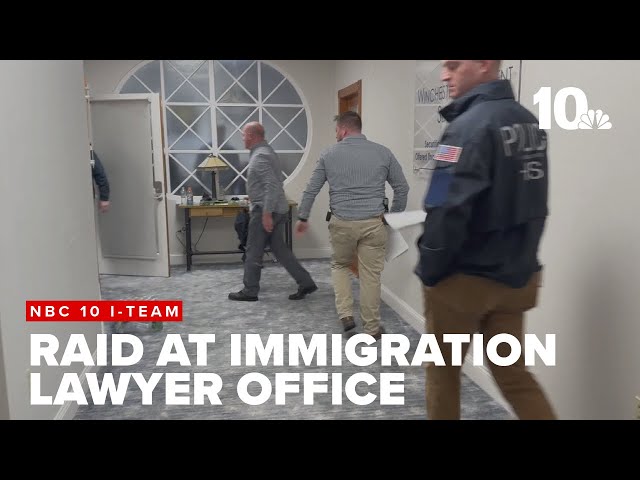 Federal agents search immigration lawyer's office