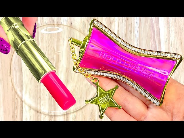 LIPSTICK Slime Mixing!! Satisfying MAKEUP Slime Coloring!! Series #324