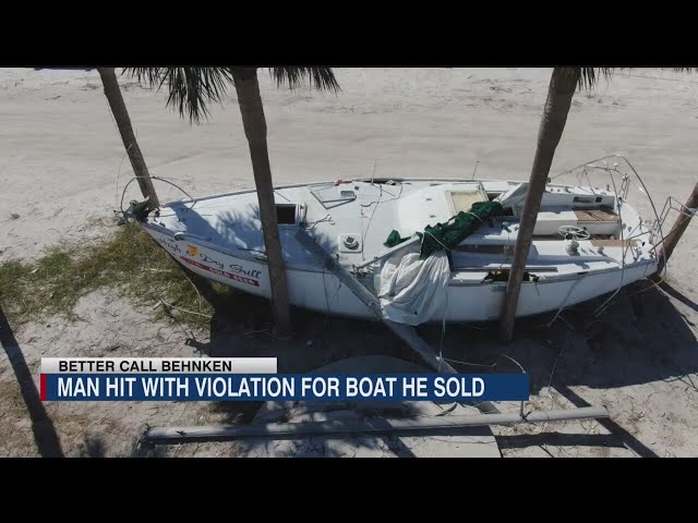 Pinellas County man told to remove boat he sold in 2019