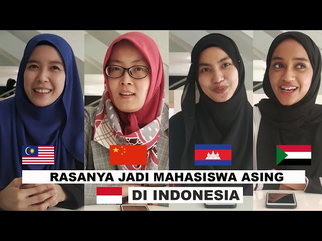 Foreign Students Stories of Studying Experiences in Indonesia