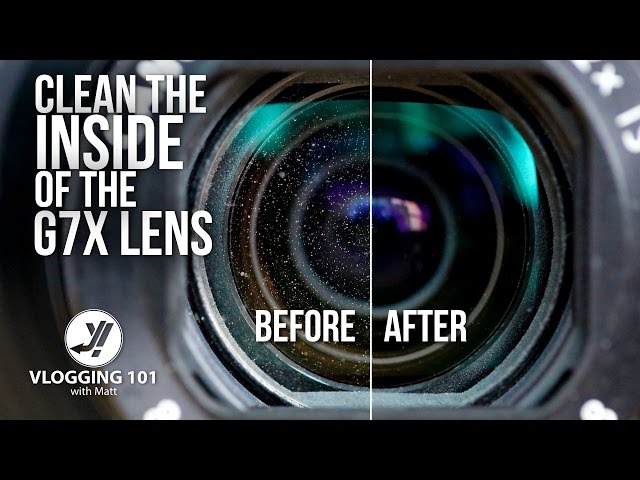 HOW TO CLEAN the INSIDE LENS CANON G7X