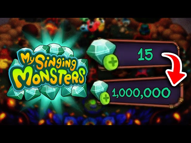 My Singing Monsters : How To Get 1,000,000 DIAMONDS / GEMS ! (Easter Egg)