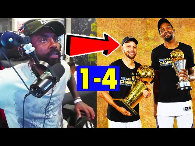 Kyrie Irving REACTS To Losing 4-1 To Kevin Durant's 2017 Warriors!