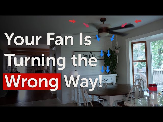 Ceiling Fan Direction | Summer vs. Winter