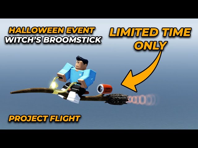 How to get the Witch's Broomstick in the Project Flight Halloween Event