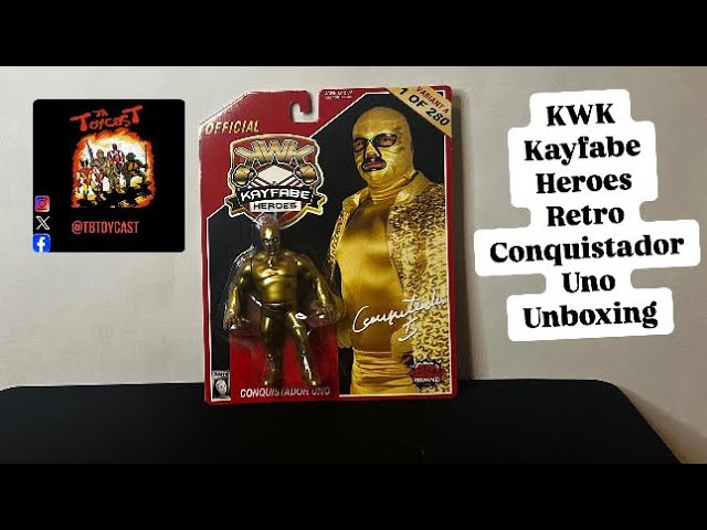 KWK Kayfabe Heroes Retro Conquistador Uno Unboxing