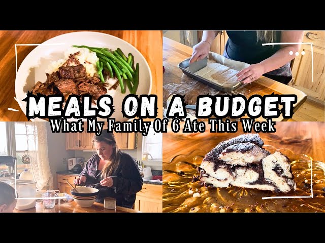 Meals On A Budget | On a Budget + Recipes + Cheap Dinner Ideas + Low Income Homemaking + What I Ate