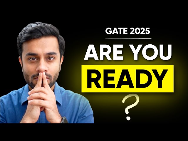 GATE 2025 Mechanical - Get Ready for CheckPoint Test !!