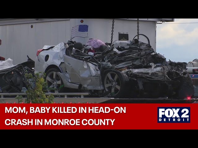 Head-on crash kills mom and baby in Monroe County