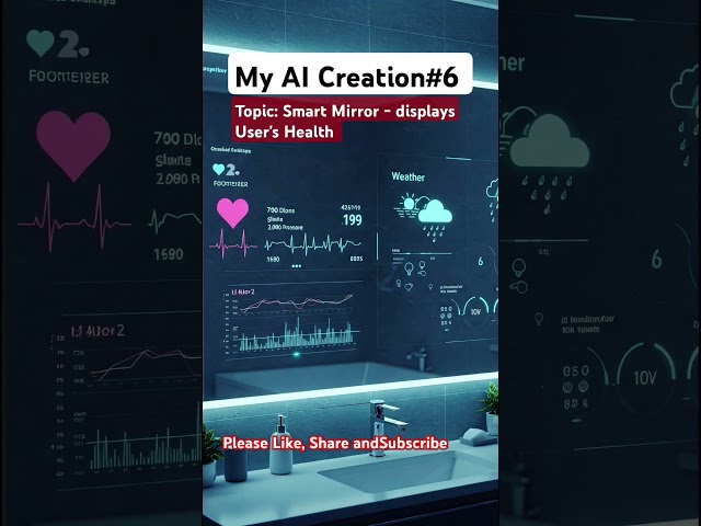 AI Creation#6 - Smart Mirror Of Future #ytshorts #viralvideo #shortsfeed #shorts #trending