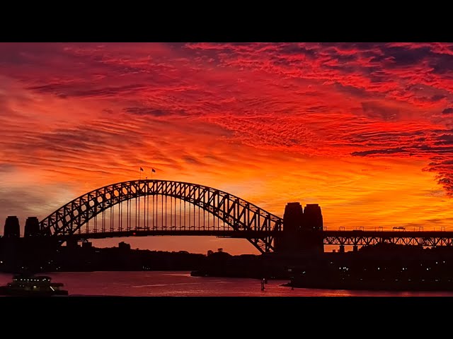 Sail GP yachts then Saturday night fireworks. This is Sydney Harbour Australia LIVE