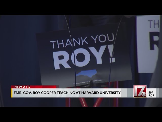 Former NC governor Roy Cooper teaching at Harvard University