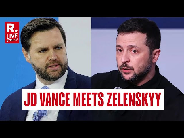 LIVE: JD Vance Meets Ukrainian President Volodymyr Zelenskyy Amid ‘Security Guarantees' Demand