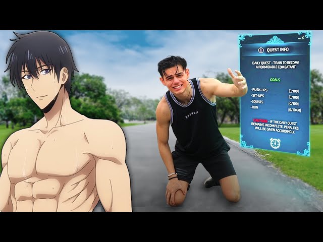 I tried Jin Woo's Solo Leveling Workout