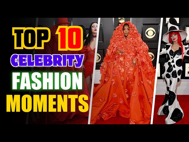 Top 10 most iconic celebrity fashion moments - INSANE!